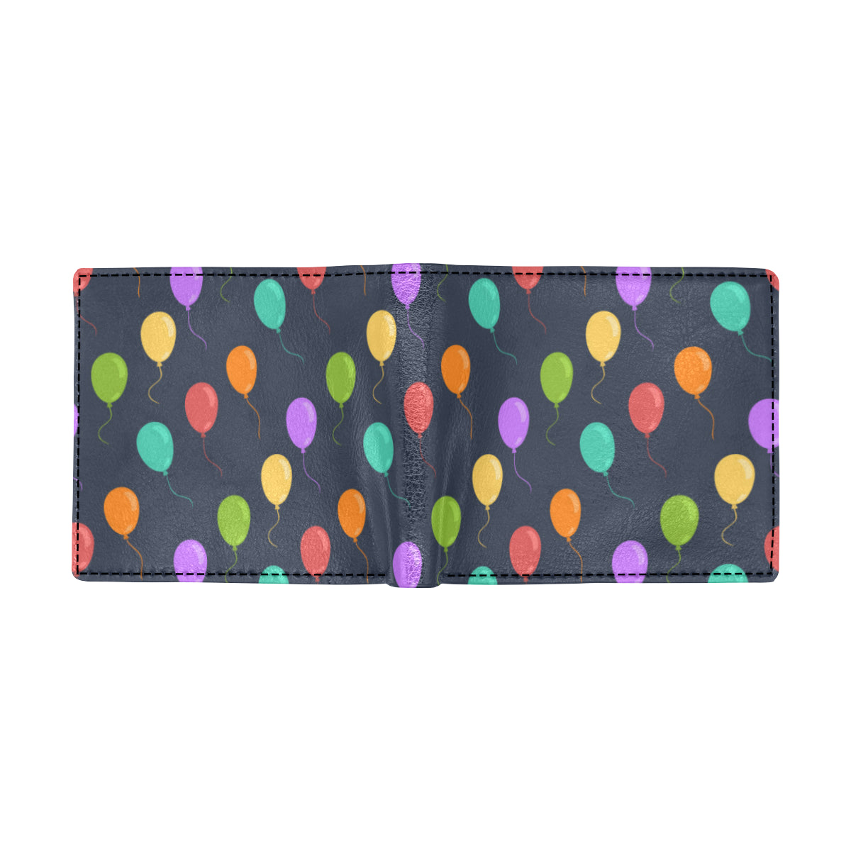 Ballon Colorful Pattern Print Design 03 Men's ID Card Wallet
