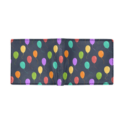 Ballon Colorful Pattern Print Design 03 Men's ID Card Wallet