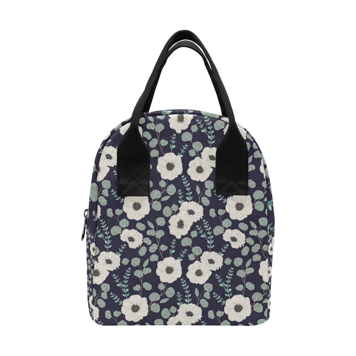 Anemone Pattern Print Design AM01 Insulated Lunch Bag