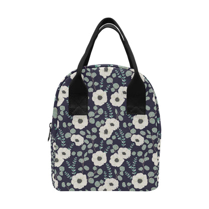 Anemone Pattern Print Design AM01 Insulated Lunch Bag