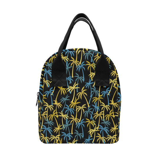 Palm Tree Pattern Insulated Lunch Bag