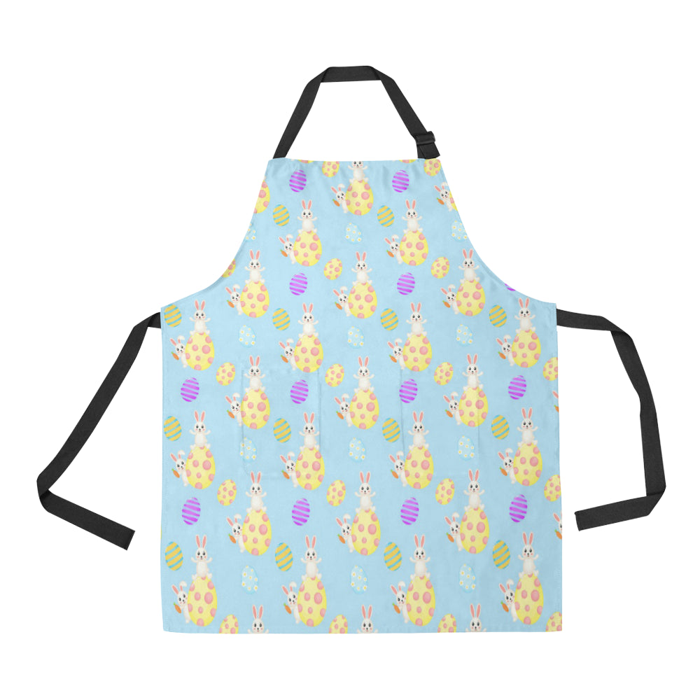 Easter Eggs Pattern Print Design RB015 Apron with Pocket