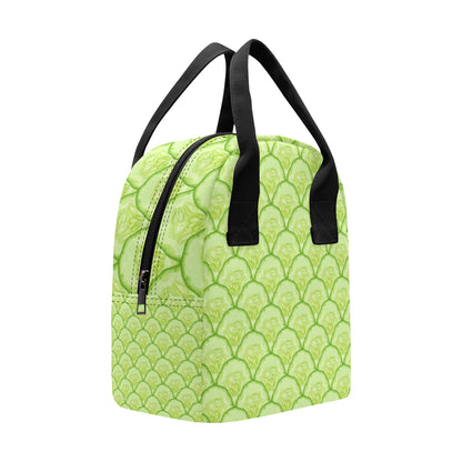 Cucumber Pattern Print Design CC04 Insulated Lunch Bag