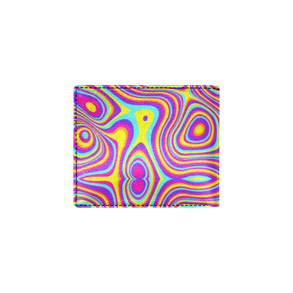 Liquid Pattern Print Design 06 Men's ID Card Wallet