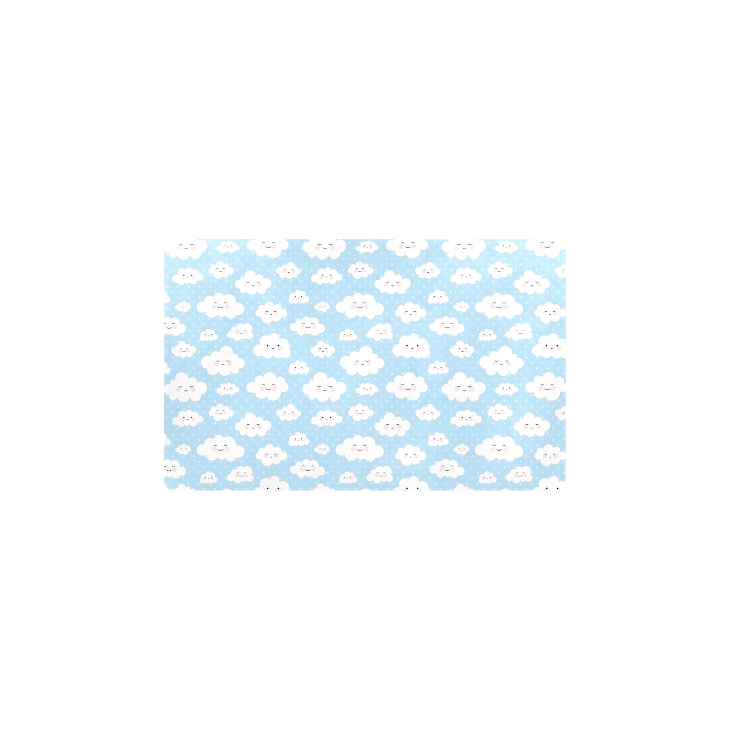 Cloud Pattern Print Design 02 Kitchen Mat