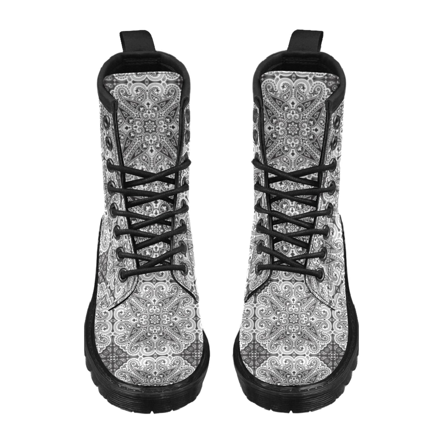 Bandana Print Design LKS309 Women's Boots