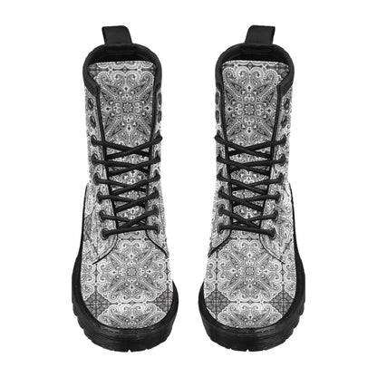 Bandana Print Design LKS309 Women's Boots