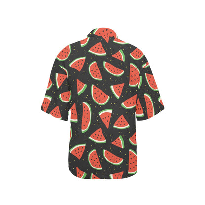 Watermelon Pattern Print Design WM09 Women's Hawaiian Shirt