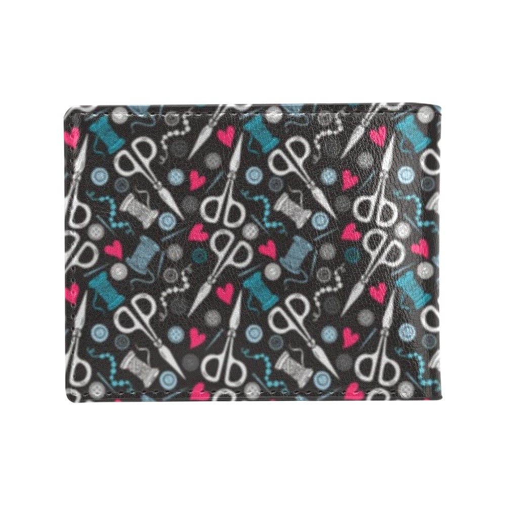Sewing Equipment Print Design LKS305 Men's ID Card Wallet