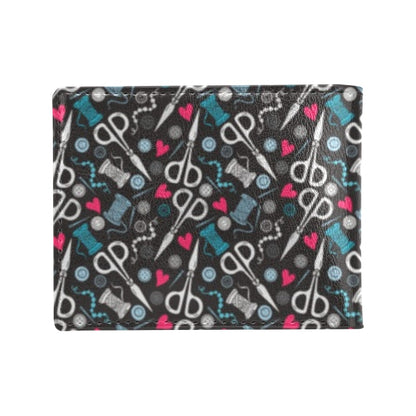 Sewing Equipment Print Design LKS305 Men's ID Card Wallet