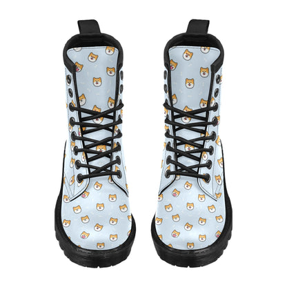 Shiba Inu Print Design LKS3012 Women's Boots