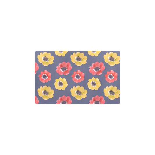 Anemone Pattern Print Design AM010 Kitchen Mat