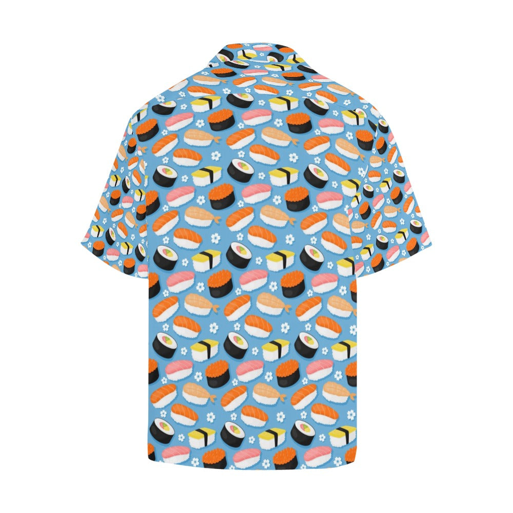 Sushi Print Design LKS304 Men's Hawaiian Shirt