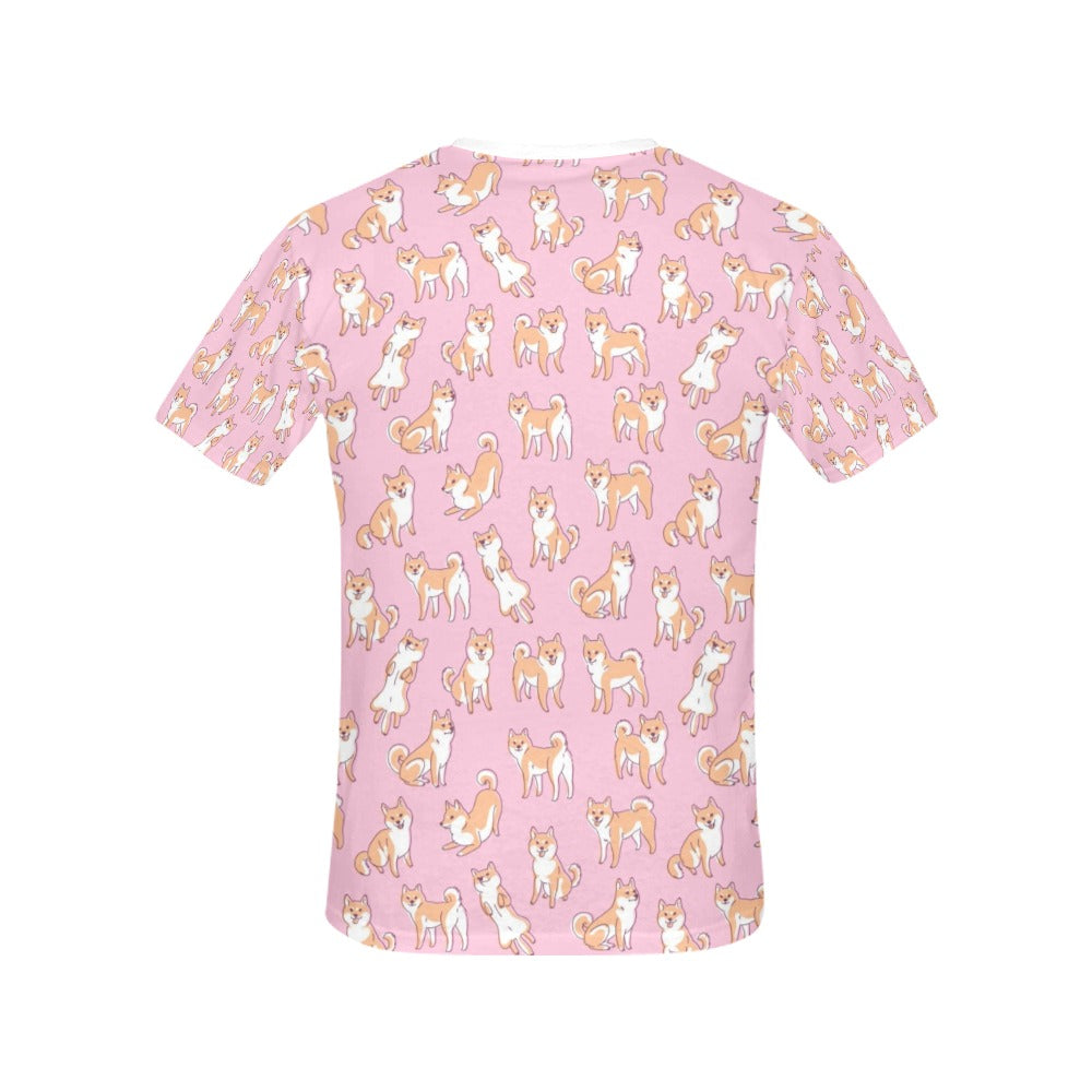 Shiba Inu Print Design LKS303 Women's  T-shirt