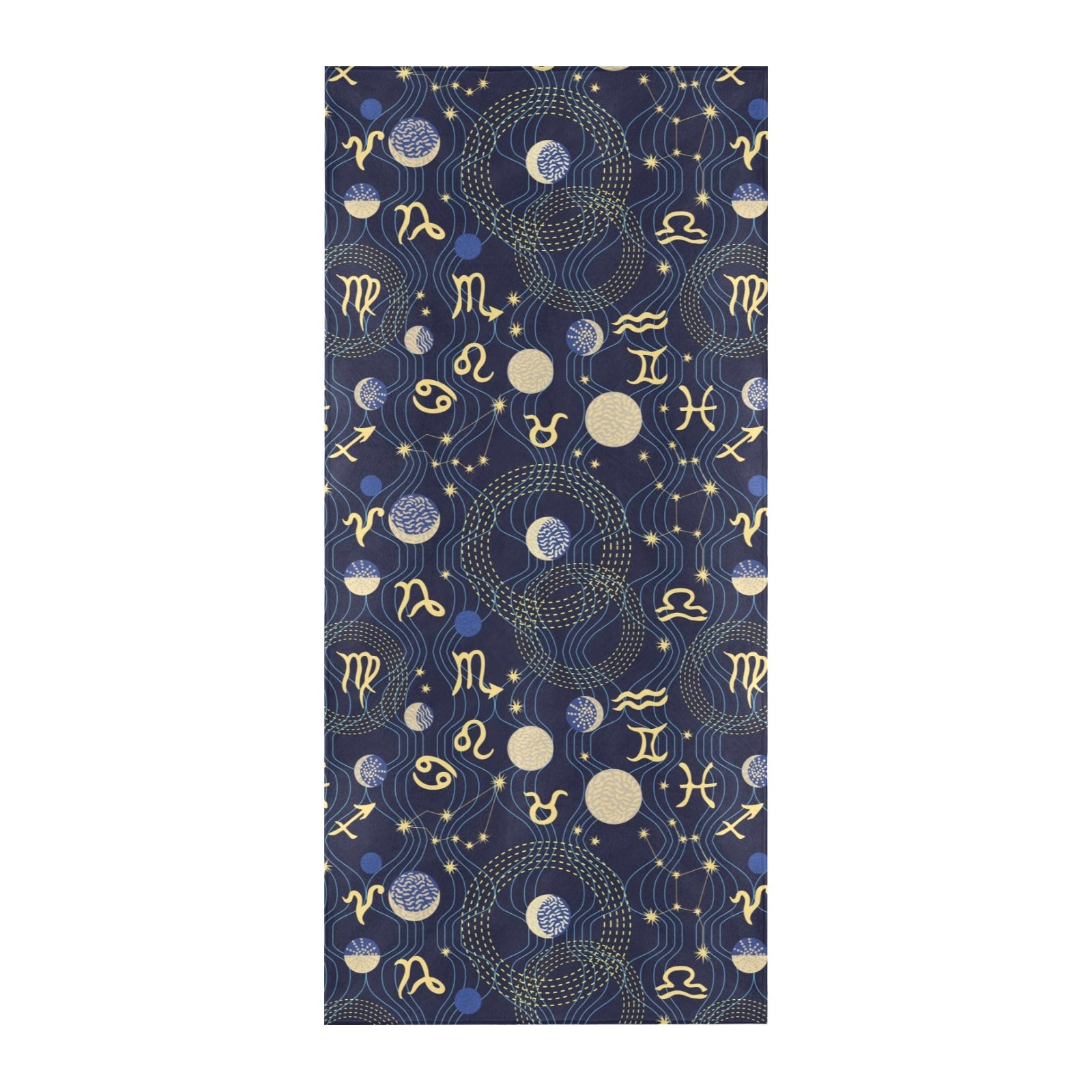 Zodiac Print Design LKS302 Beach Towel 32" x 71"