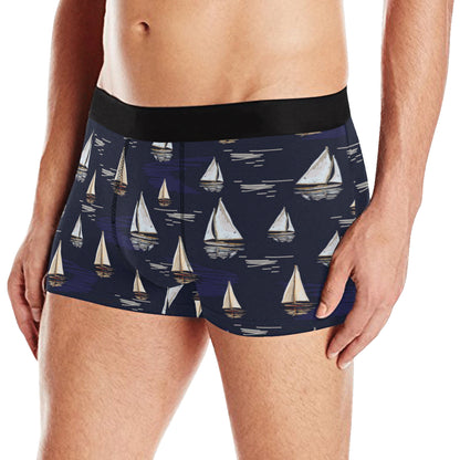 Sailing Ships Pattern Print Design A05 Men's Boxer Briefs