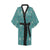 Lotus Pattern Print Design 01 Women's Short Kimono