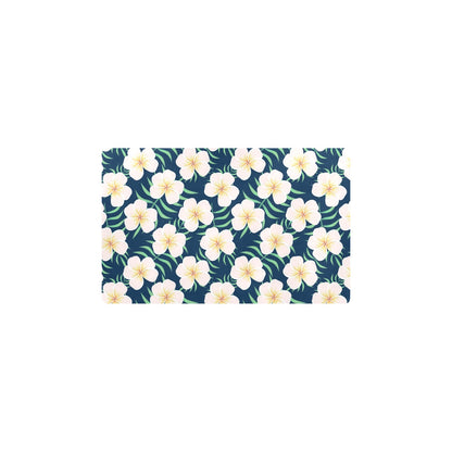 Pink Plumeria Pattern Print Design PM016 Kitchen Mat