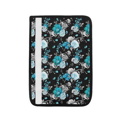 Rose Pattern Print Design A02 Car Seat Belt Cover