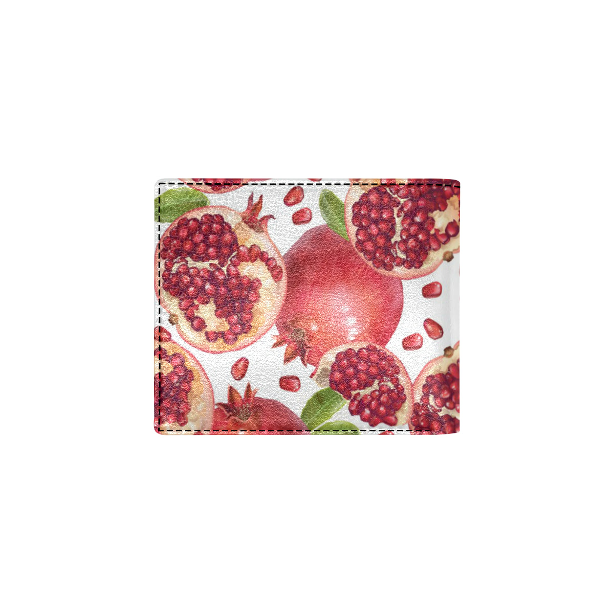 Pomegranate Pattern Print Design PG03 Men's ID Card Wallet