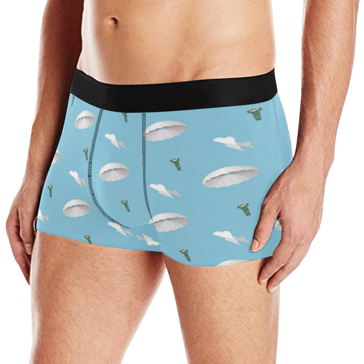 Paratrooper Pattern Print Design A02 Men's Boxer Briefs