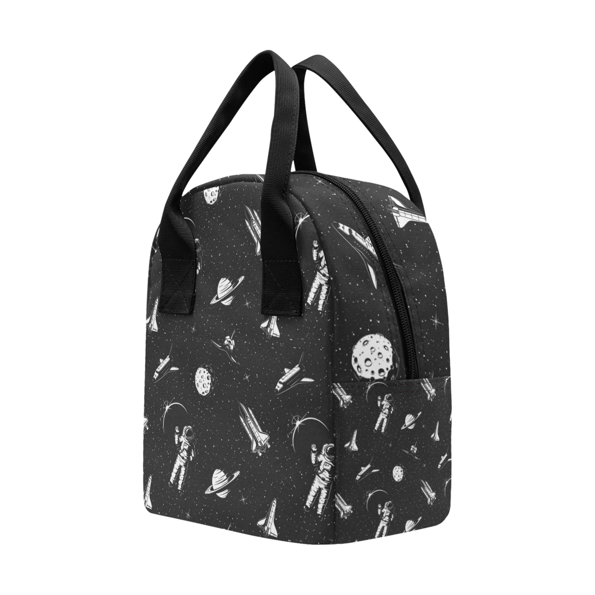 Space Pattern Insulated Lunch Bag