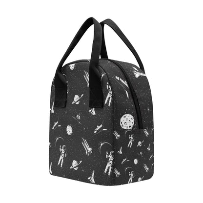 Space Pattern Insulated Lunch Bag
