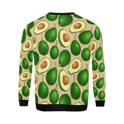 Avocado Pattern Print Design AC010 Men Long Sleeve Sweatshirt