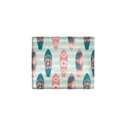 Aloha Hawaii Surfboard Pattern Print Design 02 Men's ID Card Wallet