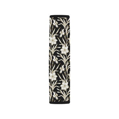 Daffodils Pattern Print Design DF06 Car Seat Belt Cover