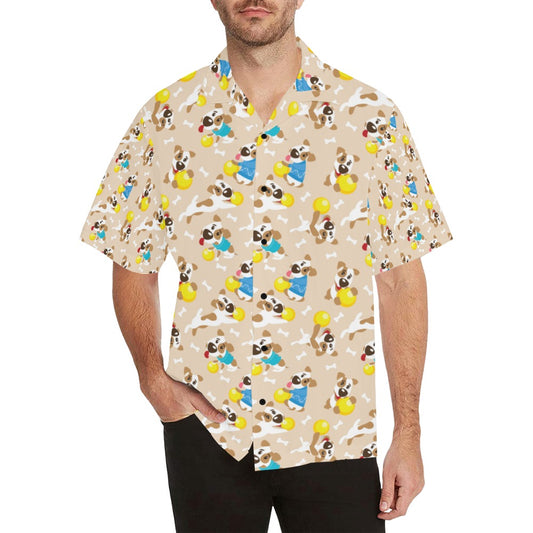 Russell Terriers Cute Print Design LKS304 Men's Hawaiian Shirt
