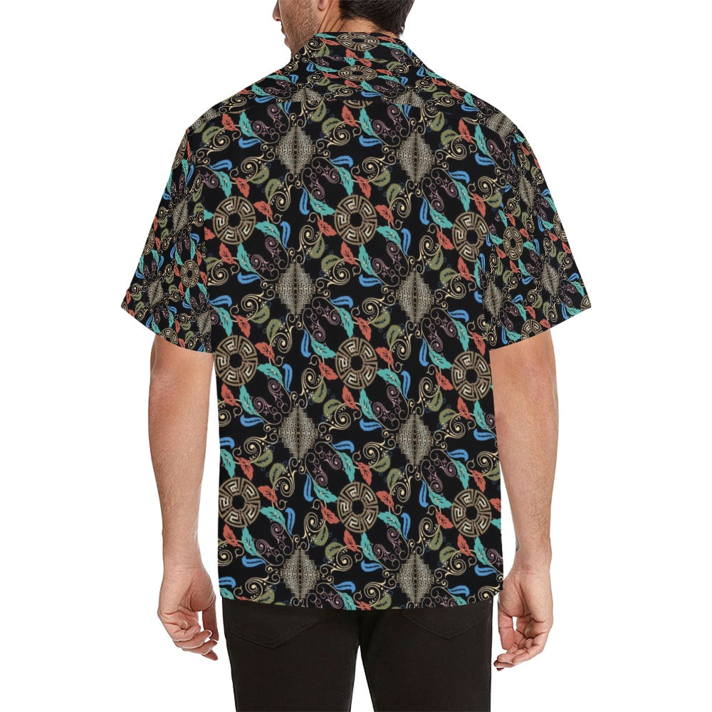 Ancient Greek Print Design LKS308 Men's Hawaiian Shirt