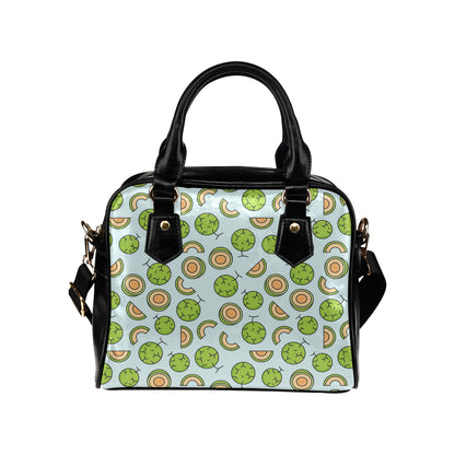 Cantaloupe Pattern Print Design 02 Shoulder Handbag