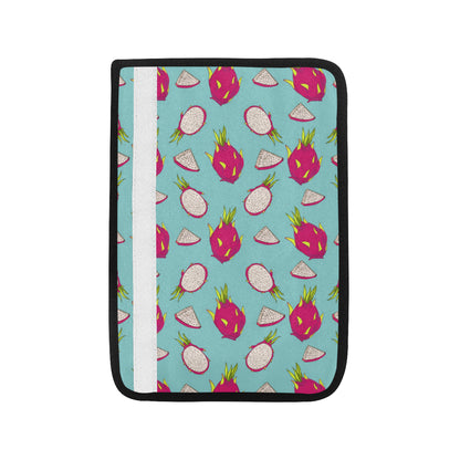 Dragonfruit Pattern Print Design DF01 Car Seat Belt Cover