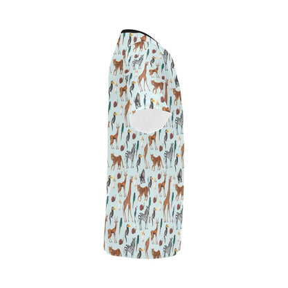Safari Animal Print Design LKS306 Men's All Over Print T-shirt