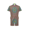 Bohemian Colorful Style Print Men's Romper