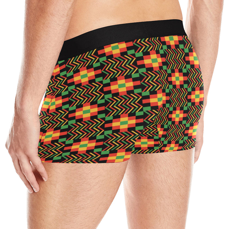 Kente Pattern Print Design 01 Men's Boxer Briefs