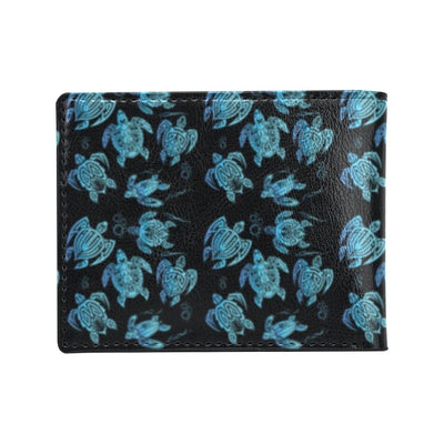 Tribal Turtle Polynesian Themed Design Men's ID Card Wallet