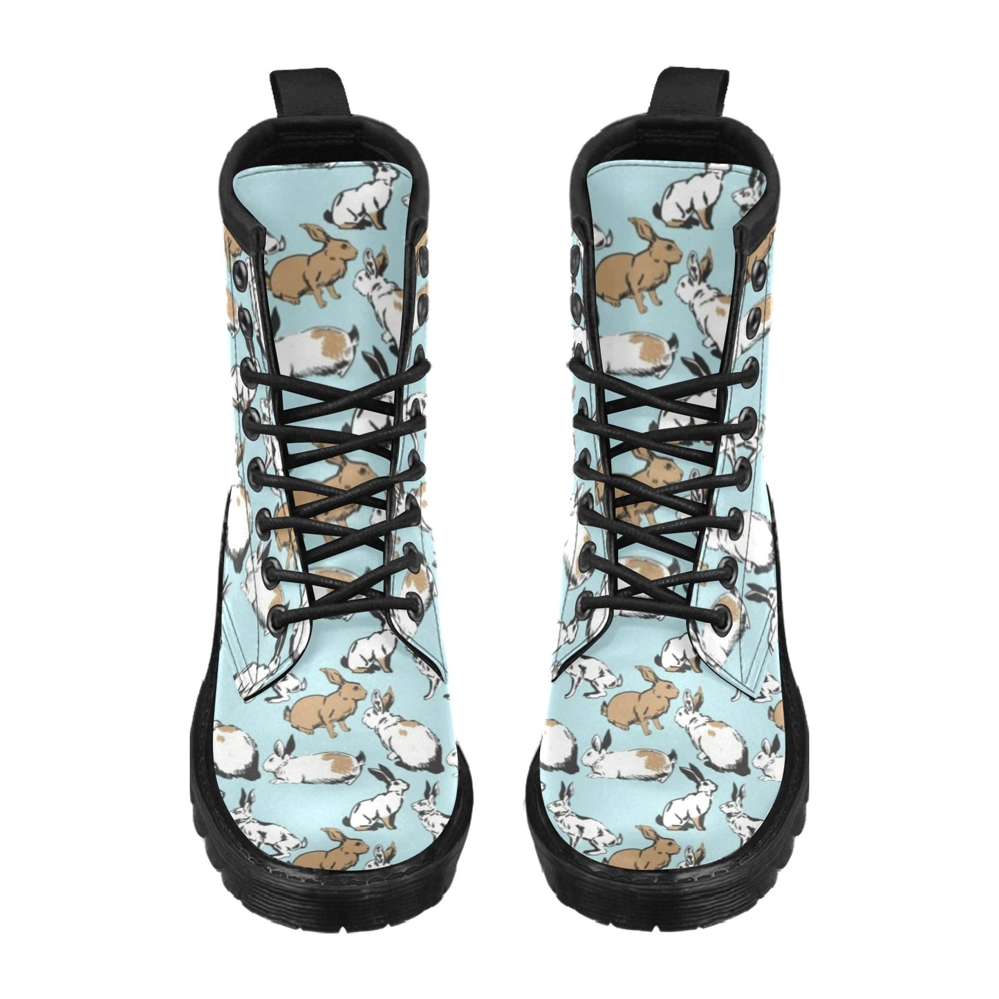 Rabbit Pattern Print Design RB018 Women's Boots