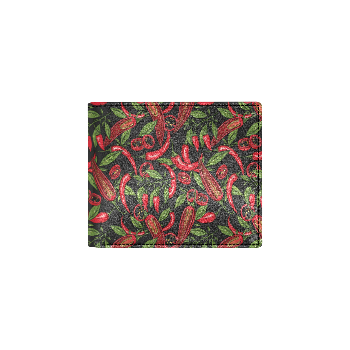 Chilli Pepper Pattern Print Design 02 Men's ID Card Wallet
