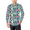 90s Pattern Print Design 3 Men's Long Sleeve Shirt