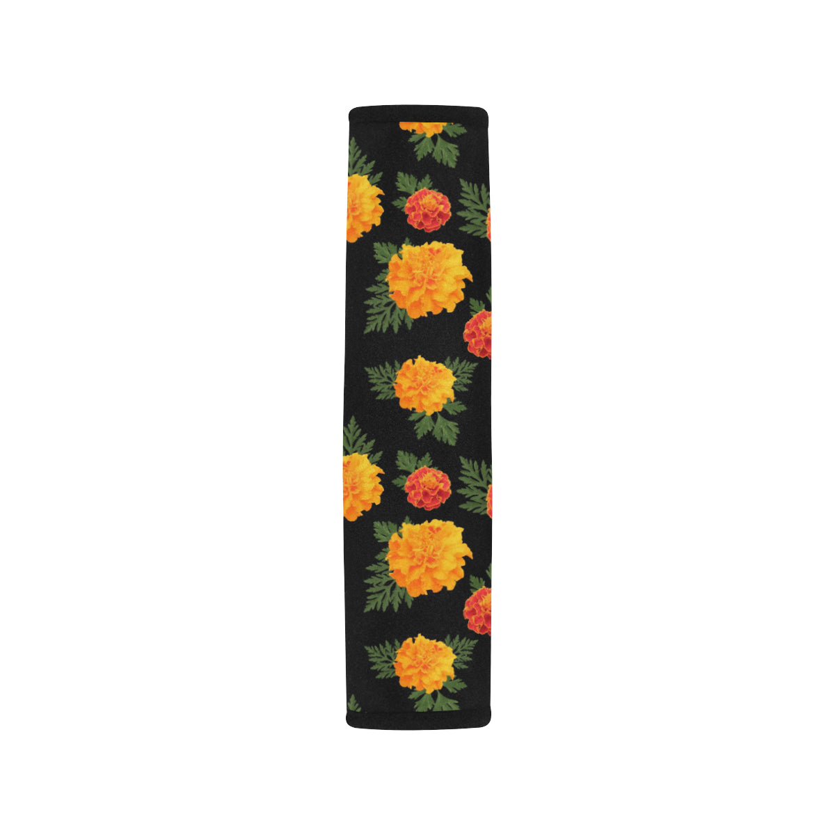 Marigold Pattern Print Design MR05 Car Seat Belt Cover