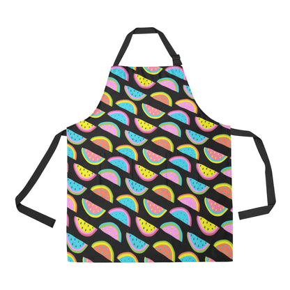 Watermelon Pattern Print Design WM08 Apron with Pocket