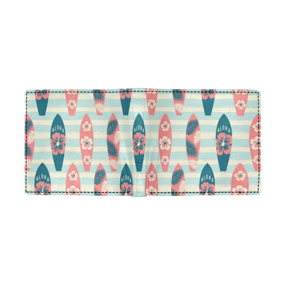 Aloha Hawaii Surfboard Pattern Print Design 02 Men's ID Card Wallet