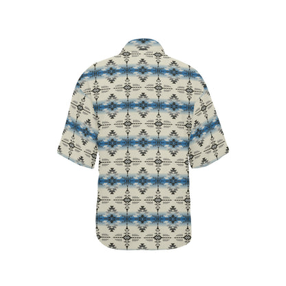 Southwest Pattern Print Design LKS304 Women's Hawaiian Shirt