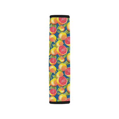 Grapefruit Pattern Print Design GF04 Car Seat Belt Cover