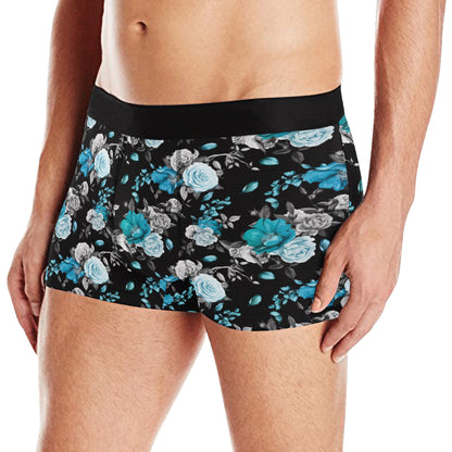 Rose Pattern Print Design A02 Men's Boxer Briefs