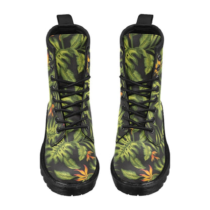 Bird Of Paradise Pattern Print Design BOP013 Women's Boots