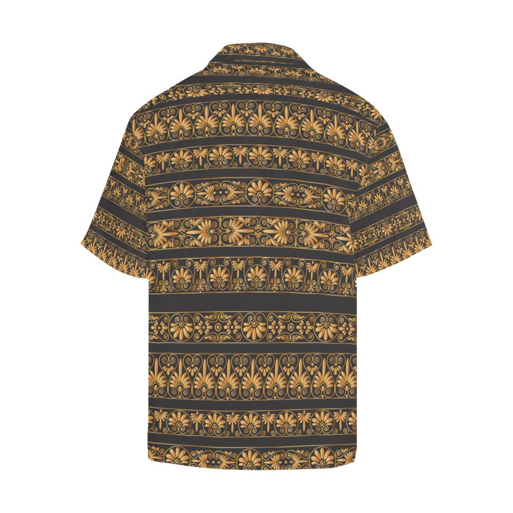 Ancient Greek Print Design LKS303 Men's Hawaiian Shirt