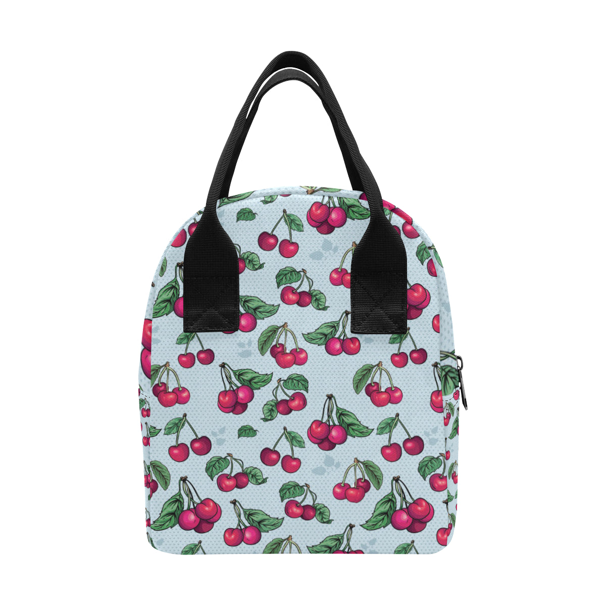 Cherry Pattern Print Design CH01 Insulated Lunch Bag